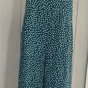 Torrid Green and White Jumpsuit with Polka Dot Design